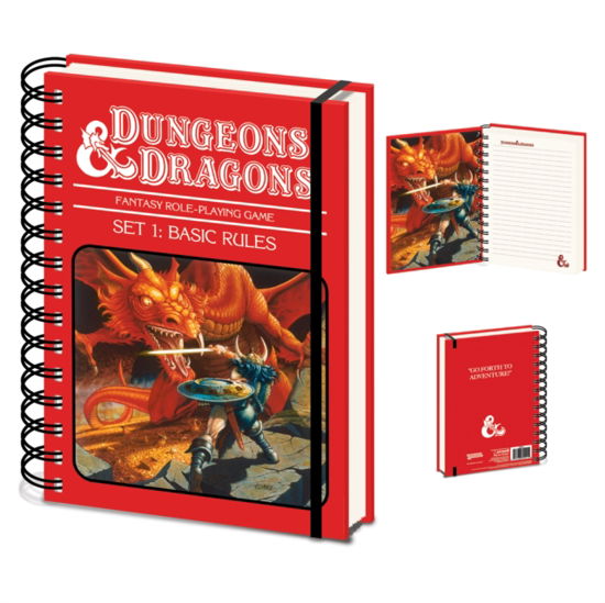 Dungeons & Dragons (Basic Rules) A5 Wiro Notebook - Dungeons And Dragons - Livros - PYRAMID INTERNATIONAL - 5056480392215 - 6 de junho de 2023