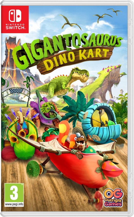 Cover for Bandai Namco Ent UK Ltd · Gigantosaurus Dino Kart (SWITCH) (2023)