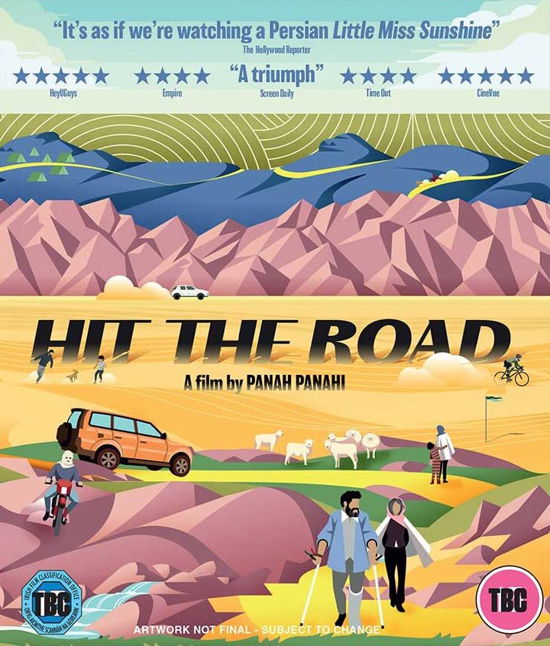 Cover for Hit the Road Bluray · Hit The Road (aka Jaddeh Khaki) (Blu-ray) (2022)
