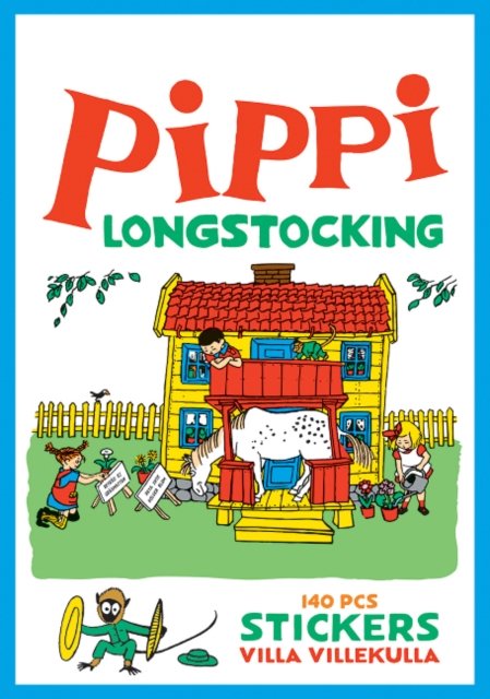 Pippi Stickers -  Villa Villekulla med 140 klistermærker - Barbo Toys - Andet - Barbo Toys - 5704976086215 - 4. november 2020