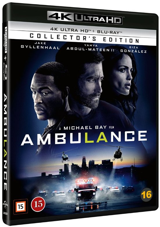 Ambulance -  - Elokuva - Universal - 7333018023215 - maanantai 8. elokuuta 2022