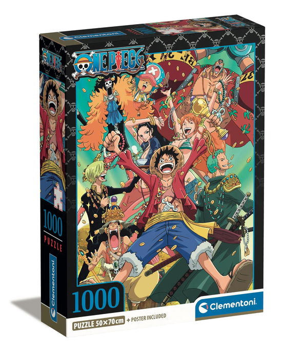 Puslespil One piece 2, 1000 brikker - Anime - Board game - Clementoni - 8005125399215 - October 15, 2023