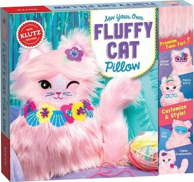 Sew Your Own Fluffy Cat Pillow - Klutz - Editors of Klutz - Bøger - Scholastic US - 9781338566215 - 1. februar 2020