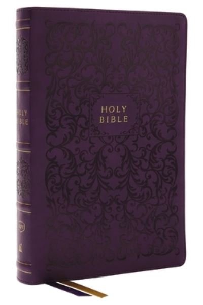 Cover for Thomas Nelson · KJV Holy Bible with 73,000 Center-Column Cross References, Purple Leathersoft, Red Letter, Comfort Print (Thumb Indexed): King James Version (Lederbuch) (2023)