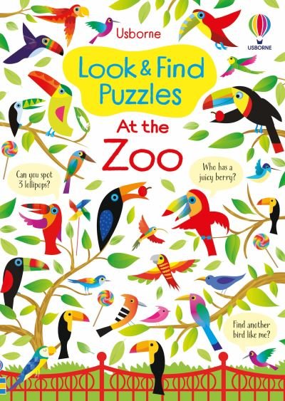 Cover for Kirsteen Robson · Look and Find Puzzles At the Zoo - Look and Find Puzzles (Pocketbok) (2021)