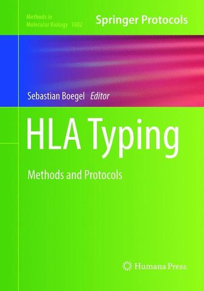 Cover for HLA Typing: Methods and Protocols - Methods in Molecular Biology (Paperback Book) [Softcover reprint of the original 1st ed. 2018 edition] (2019)