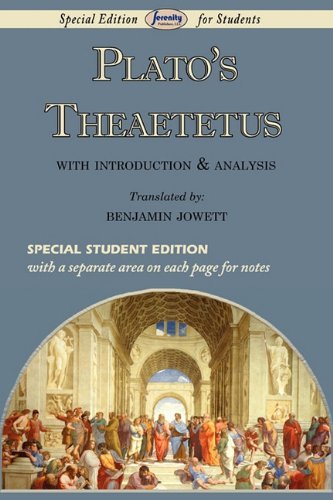 Theaetetus (Special Edition for Students) - Plato - Livres - Serenity Publishers, LLC - 9781604508215 - 31 août 2010