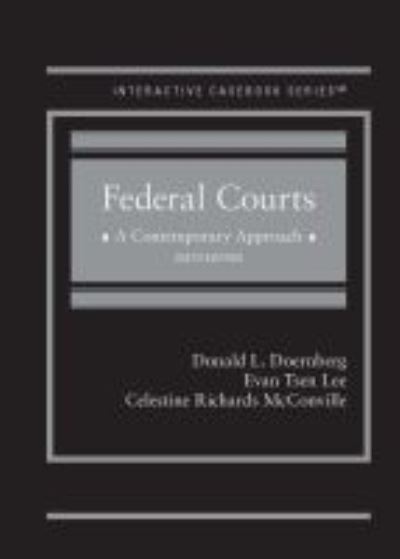 Cover for Donald L. Doernberg · Federal Courts: A Contemporary Approach - Interactive Casebook Series (Hardcover Book) [6 Revised edition] (2021)