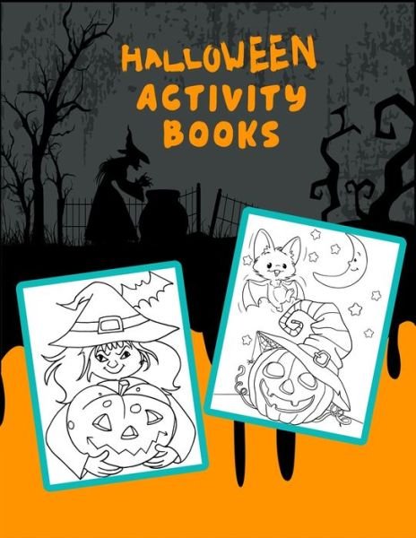 Cover for Masab Coloring Press House · Halloween activity books (Taschenbuch) (2019)