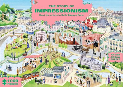 Cover for Ingen Forfatter; Ingen Forfatter; Ingen Forfatter · The Story of Impressionism (1000-Piece Art History Jigsaw Puzzle): 1000-Piece Art History Jigsaw Puzzle (Drucksachen) [1. Ausgabe] (2018)
