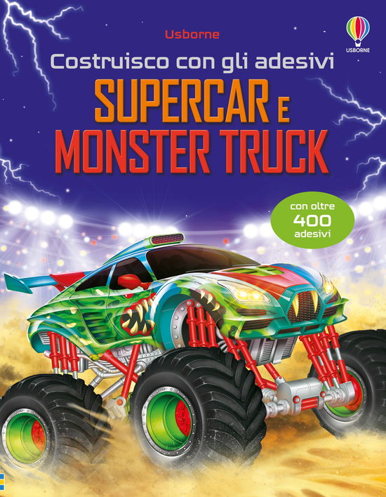 Cover for Simon Tudhope · Supercar E Monster Truck. Ediz. Illustrata. Con Adesivi (Book)