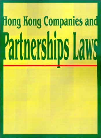 Cover for International Law &amp; Taxation Publishers · Hong Kong Companies and Partnerships Laws (Paperback Book) (2001)