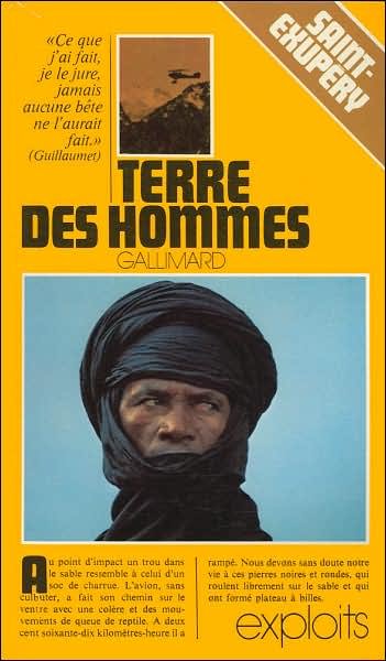 Cover for Antoine De Saint-exupéry · Terre Des Hommes (French Edition) (Folio) (Paperback Bog) [French edition] (1972)