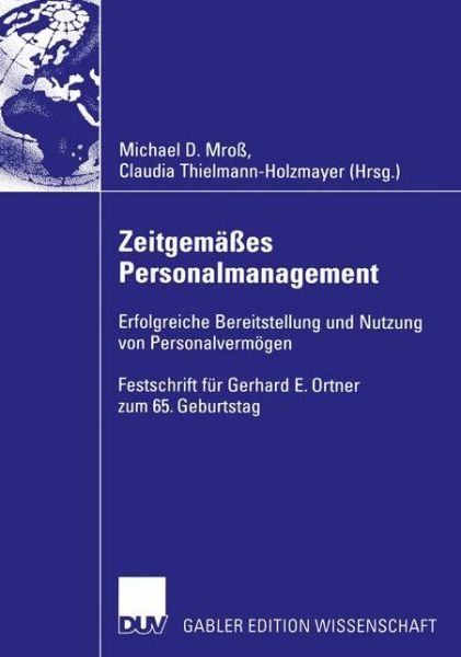 Cover for Michael Mro · Zeitgemasses Personalmanagement (Paperback Book) [Softcover reprint of the original 1st ed. 2005 edition] (2011)