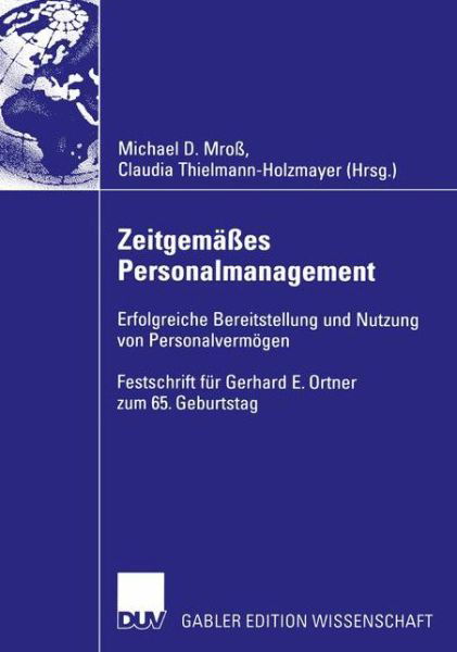 Cover for Michael Mro · Zeitgemasses Personalmanagement (Paperback Book) [Softcover reprint of the original 1st ed. 2005 edition] (2011)