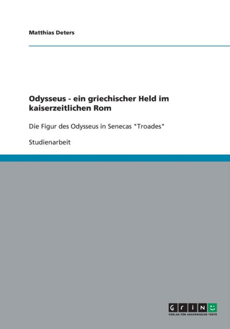 Cover for Deters · Odysseus - ein griechischer Held (Buch) [German edition] (2009)