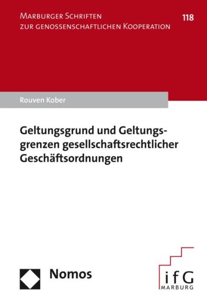 Cover for Kober · Geltungsgrund und Geltungsgrenzen (Book) (2018)