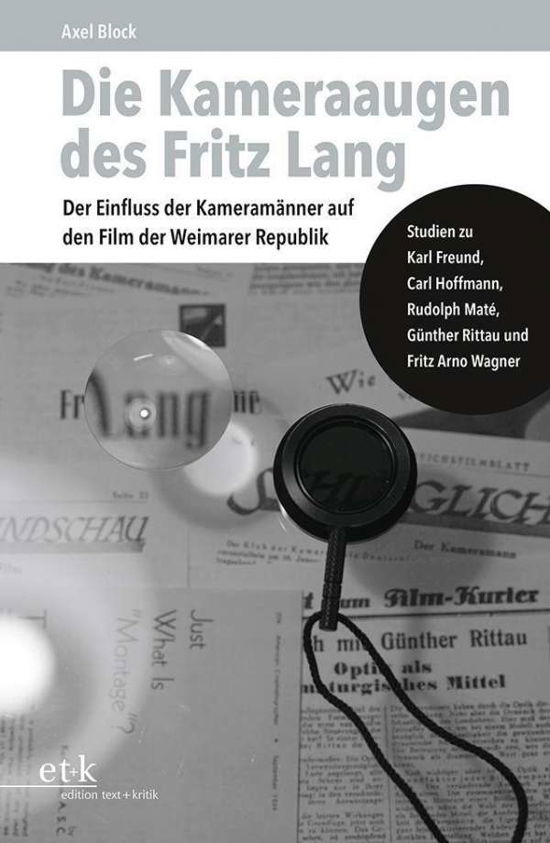 Cover for Block · Die Kameraaugen des Fritz Lang (Book)