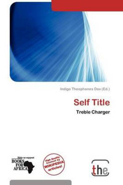 Cover for Indigo Theophanes Dax · Self Title (Book) (2011)