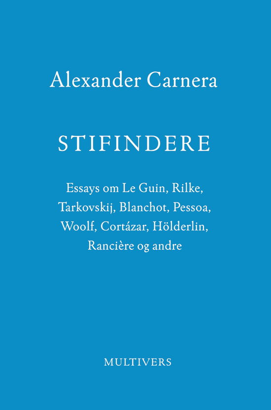Cover for Alexander Carnera · Stifindere (Sewn Spine Book) [1º edição] (2025)