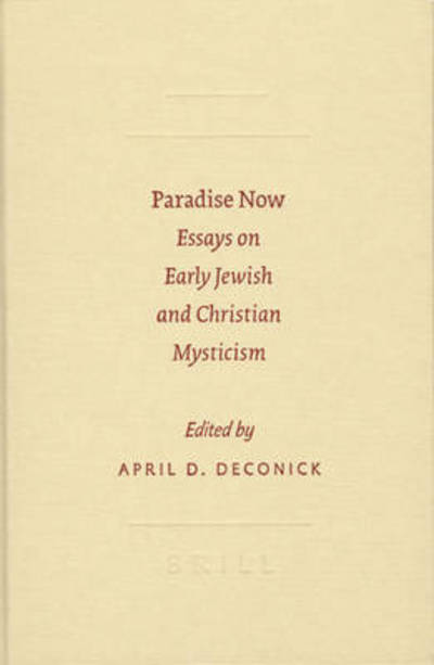 Cover for A.d. · Paradise Now (Society of Biblcal Literature Symposium) (Hardcover Book) [1st edition] (2007)