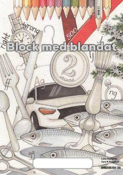 Cover for Lena Hultgren · Block med blandat 11 - silver, 5-pack (Paperback Book) [Ned edition] (2021)