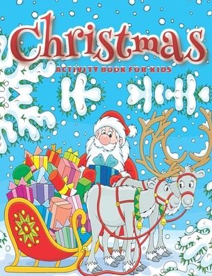 Cover for Blue Blend · Christmas Activity Book for Kids (Paperback Book) (2020)