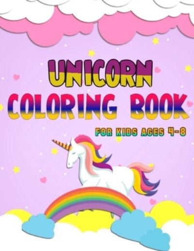 Cover for Harry Redmond · Unicorn Coloring Book for Kids Ages 4-8 (Pocketbok) (2020)