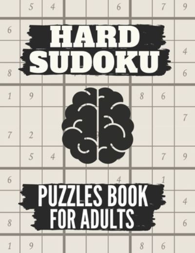 Cover for Aymane Jml · Hard Sudoku Puzzles Book For Adults (Pocketbok) (2021)