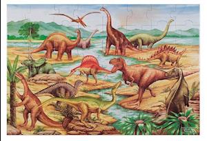 Dinosaurs Floor (48 Pc): Puzzles (Cardboard) - Floor Puzzles - Melissa & Doug - Other - Melissa & Doug - 0000772904216 - May 23, 2017