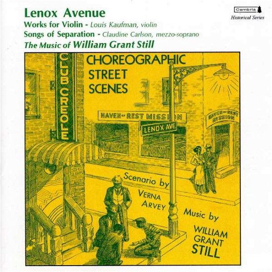 Cover for Columbia Radio Symphony / Howard Barlow · Still: Lenox Avenue / Pastorela / Here's One (CD) (2000)