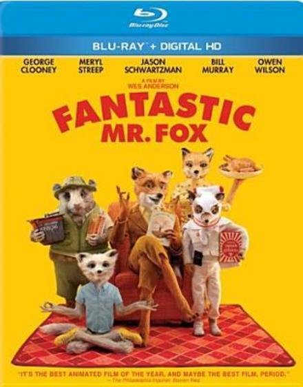 Cover for Fantastic Mr Fox (Blu-ray) (2016)