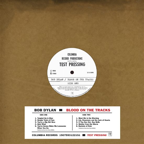 Blood On The Tracks (RSD 2019) - Bob Dylan - Musikk - ROCK/POP - 0190759312216 - 