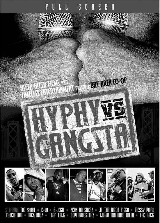 Cover for Hyphy vs Gangsta (DVD) (2007)