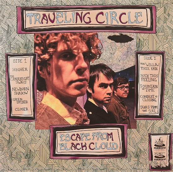 Cover for Traveling Circle · Escape From Black Cloud (LP) [Coloured edition] (2012)