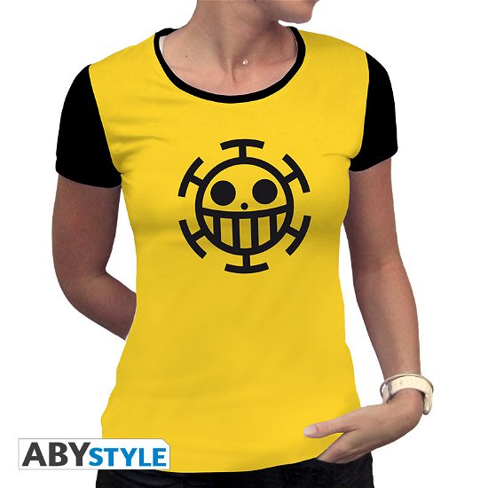 Cover for T-Shirt Frauen · ONE PIECE - Tshirt Trafalgar Law woman SS yellow (MERCH)
