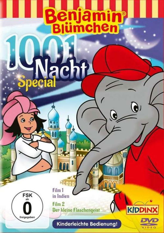 1001 Nacht (Der Kleine Flaschengeist/in Indien) - Benjamin Blümchen - Film - Kiddinx - 4001504126216 - 6. september 2019