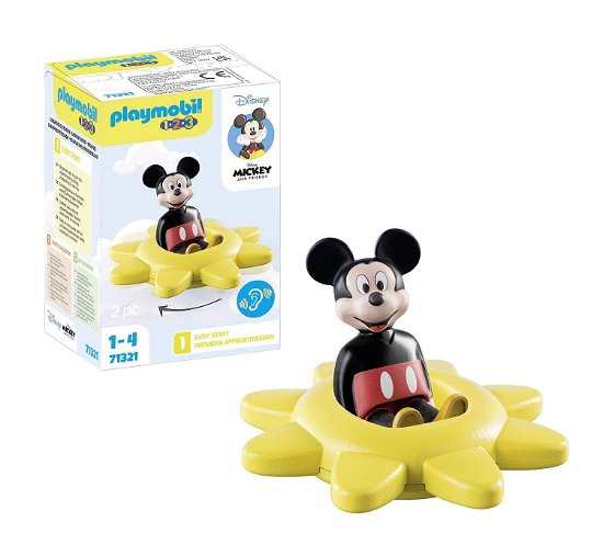 Cover for Playmobil · Playmobil 1.2.3. Mickey Mouse Draaiende zon - 71321 (Leketøy)