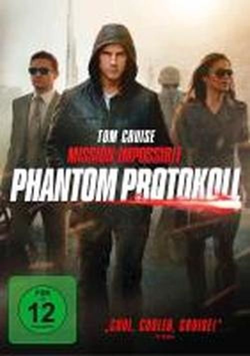 Cover for Simon Pegg,tom Cruise,jeremy Renner · Mission: Impossible 4 - Phantom Protokoll (DVD) (2012)