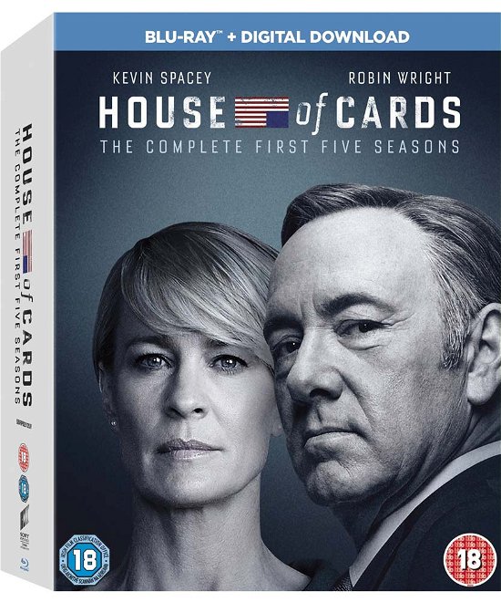 Cover for House Of Cards · House Of Cards Seasons 1 to 5 (Blu-ray) (2017)