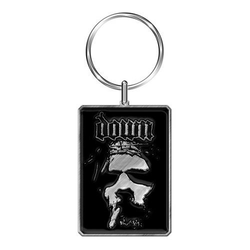 Cover for Down · Logo Face Metal Keyring (Schlüsselring)