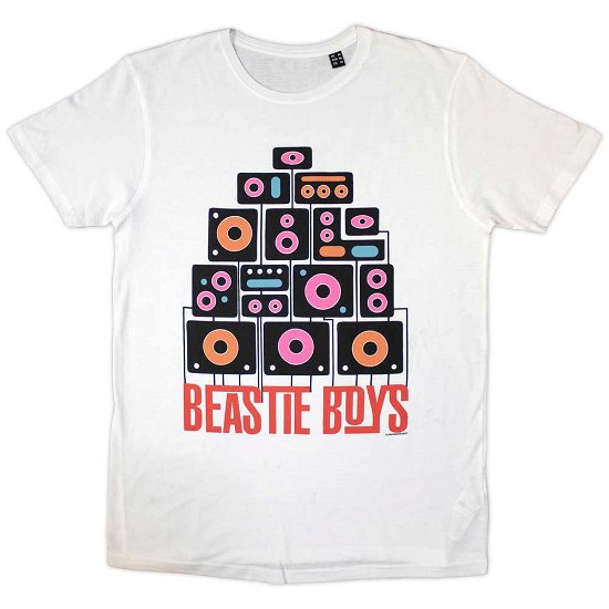 Cover for Beastie Boys - The · The Beastie Boys Unisex T-Shirt: Tape (T-shirt) [size S] [White - Unisex edition] (2020)
