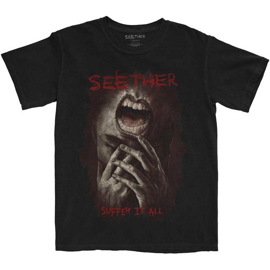 Seether Unisex T-Shirt: Suffer It All - Seether - Gadżety -  - 5056737262216 - 