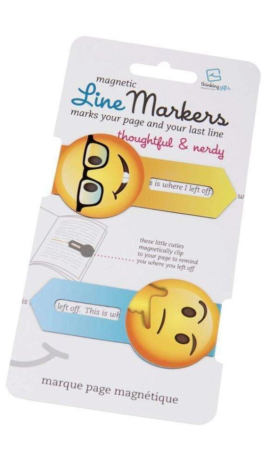 Line Markers Thoughtful&Nerdy - Magneti -  - Böcker - Bookchair Vertrieb - 5060058360216 - 15 juli 2019