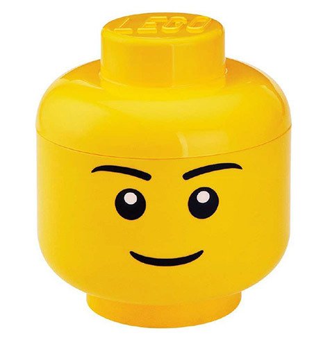 Cover for Legolicense · Opbergbox Lego: head boy large (RC030216) (Toys)