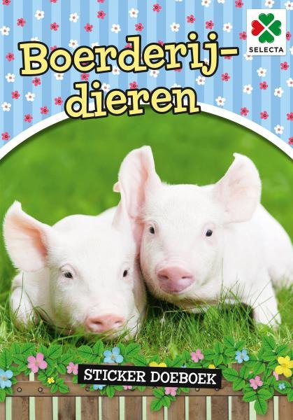 Cover for Selecta · Boerderijdieren Sticker Doeboek (Leksaker)
