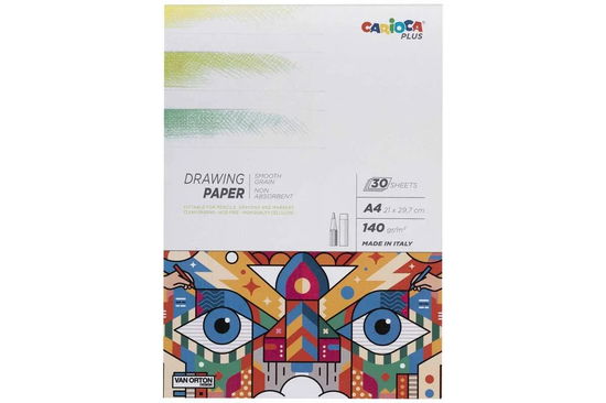 Cover for Carioca Plus · Carioca Plus - Drawing Pad 140g A4 30 Pages (809321) (Toys)