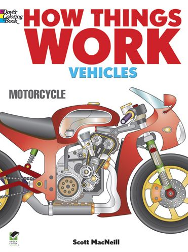 Cover for Scott Macneill · How Things Work - Vehicles Coloring Book (Paperback Book) (2014)