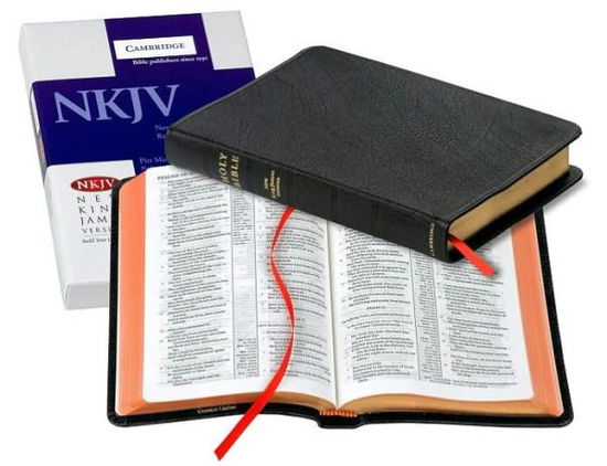 Cover for Cambridge University Press · NKJV Pitt Minion Reference Bible, Black Goatskin Leather, Red-letter Text, NK446:XR (Leather Book) [Black Moroccan] (2007)