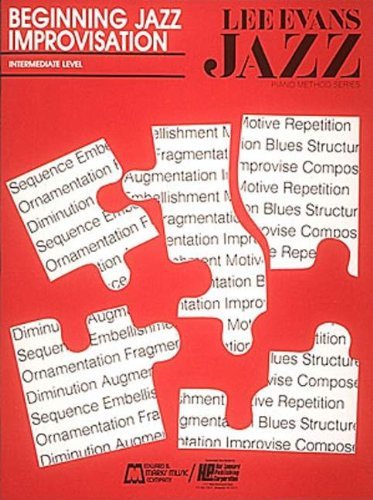 Cover for Lee Evans · Beginning Jazz Improvisation Intermediate Level (Piano Music) (Taschenbuch) (1984)
